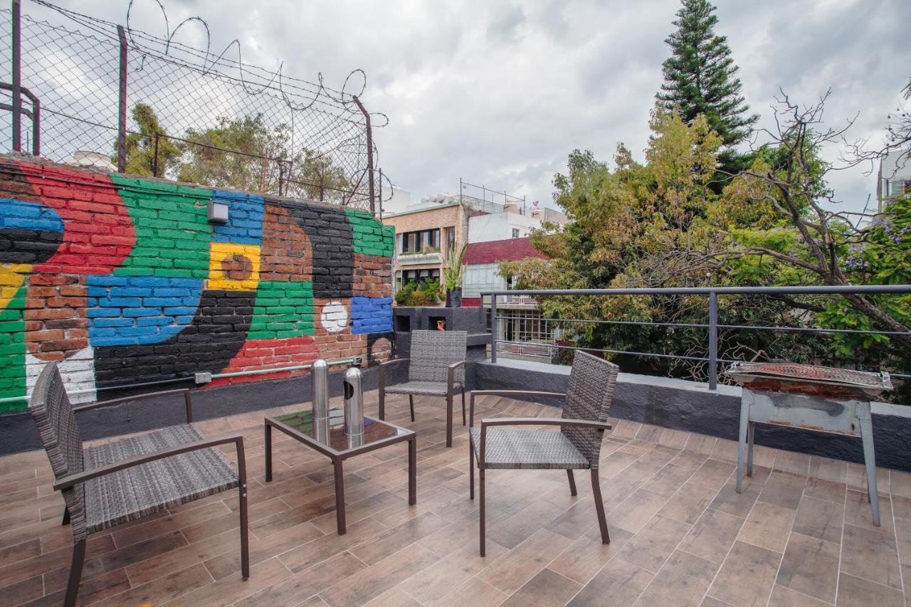 Experience México City Condesa, Central Location, Rooftop Terrace, Coworking, Amazing Artistic Place Esterno foto